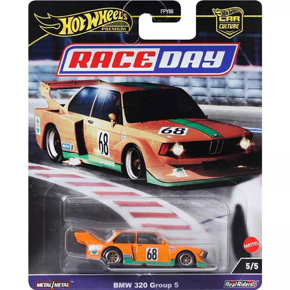 Hot Wheels Premium 1:64 scale Race Day BMW e21 320 Group 5