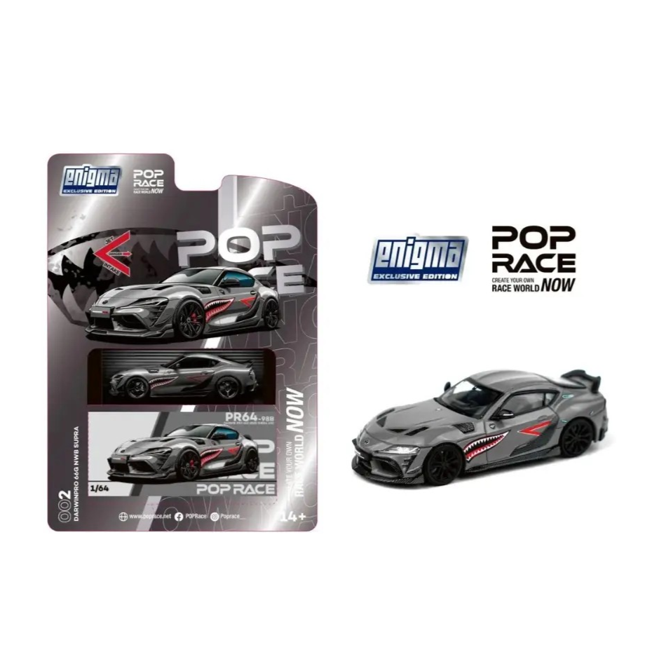Pop Race 1:64 scale DarwinPRO 66G NWB Toyota Supra A90 Enigma