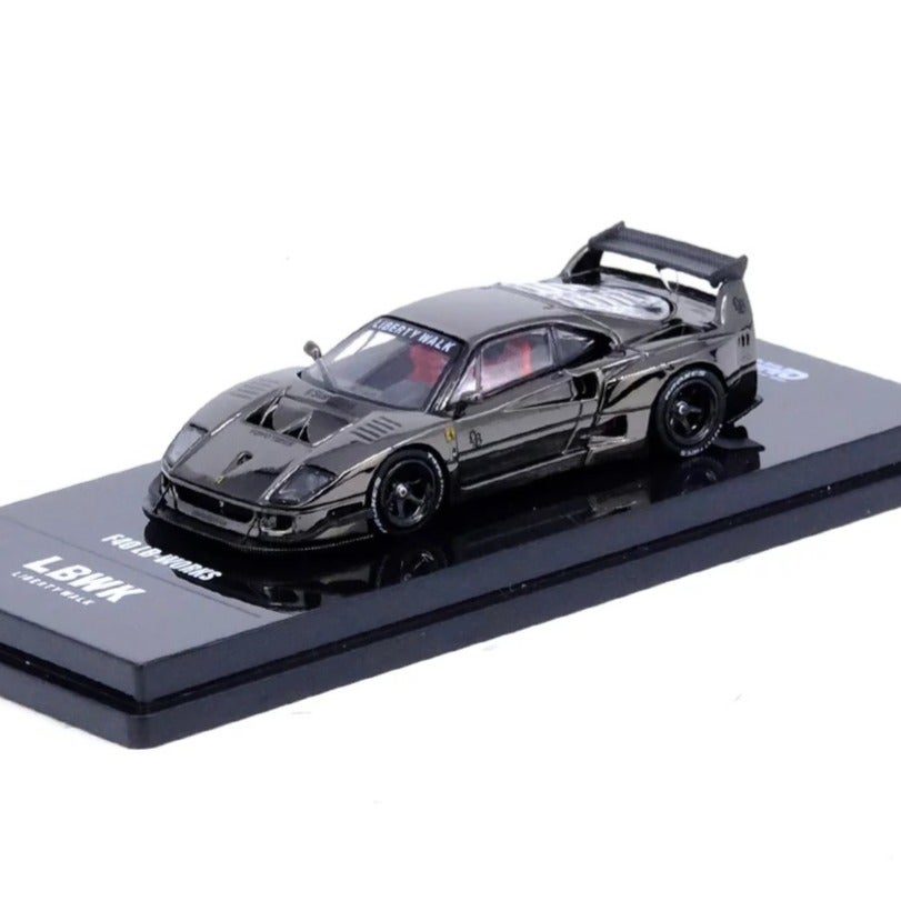 INNO64 LBWKフェラーリ (F40) 黒 1/64 1:64 Inno64 Ferrari F40 LBWK Chrome Black Diecast | eBay