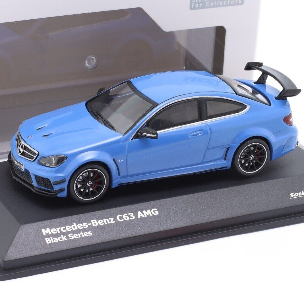 Solido 1:43 scale Mercedes-Benz C63 AMG Black Series - Lunar Blue